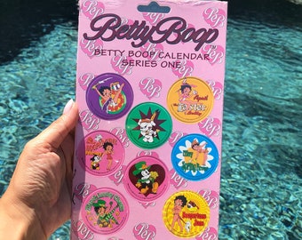 Betty Boop Collector POGS, MILK CAPS, Vintage Toys and Games, Gifts for Kids