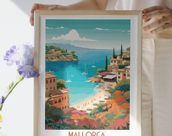 Mayorca Print Menorca Spain Travel Print, Menorca Spain Travel Gift, Printable City ...
