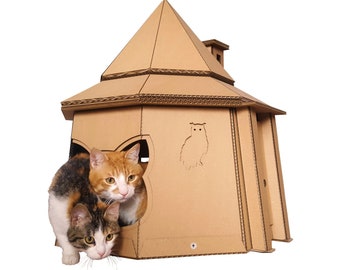 The Good Giant Cardboard Cat House