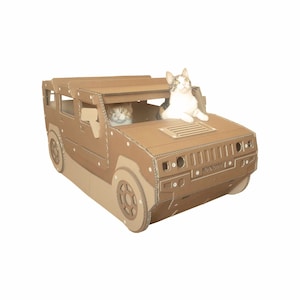 Hummer H3 Maison de chat en carton
