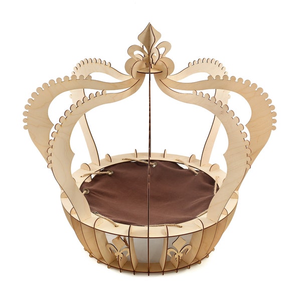 Royal Crown Wooden Craft Bed
