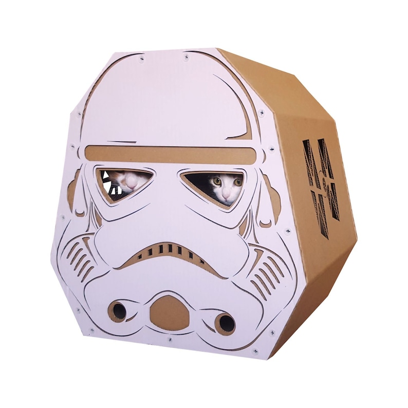 StarWars Imperial Stormtrooper Cardboard Cat House image 6