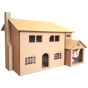 Simpsons Kartonnen Kattenhuis