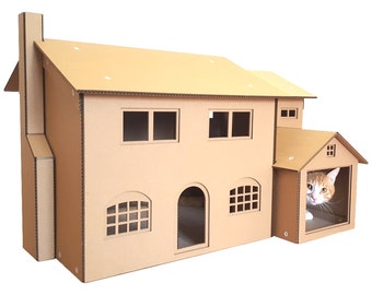 Simpsons Cardboard Cat House