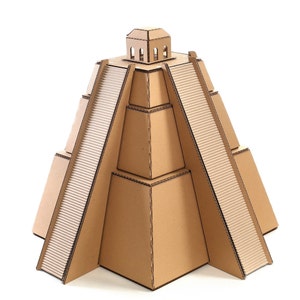 Mayan Pyramid Cardboard Cat House image 5