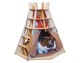 TeePee Lit d’artisanat en bois