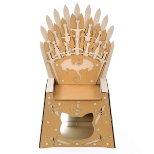 Iron Throne Cardboard Cat House image 2