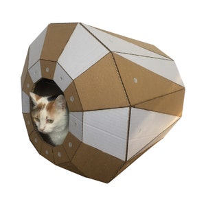 Twist Cardboard Cat House