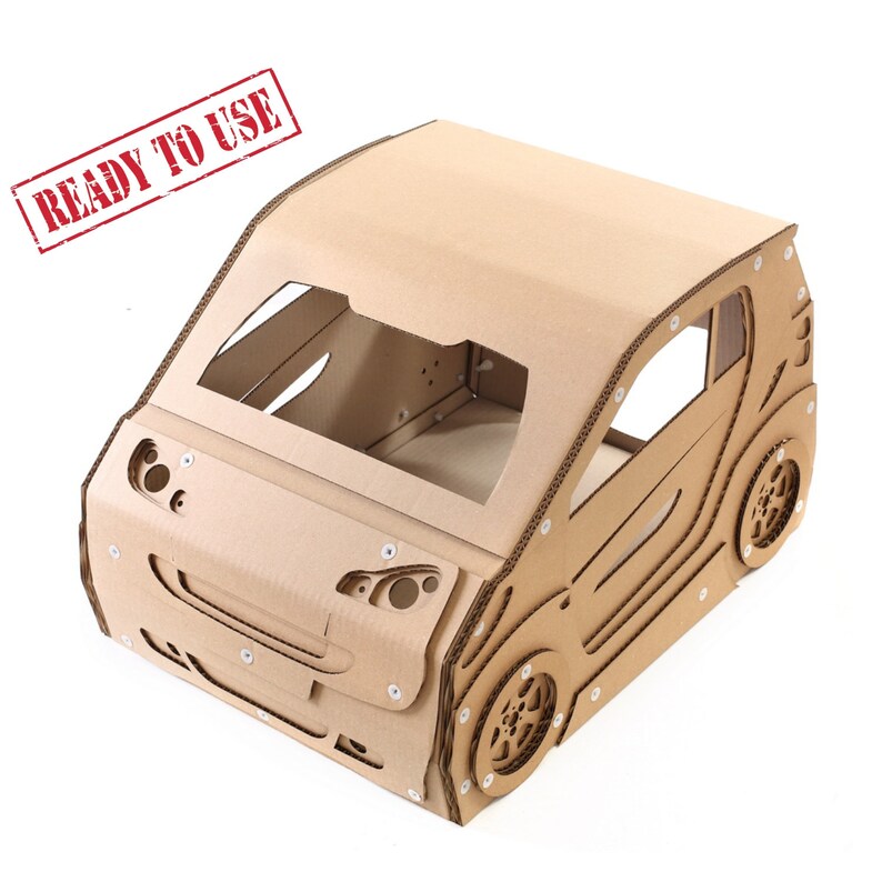 Smart Cardboard Cat House Listo para usar imagen 10