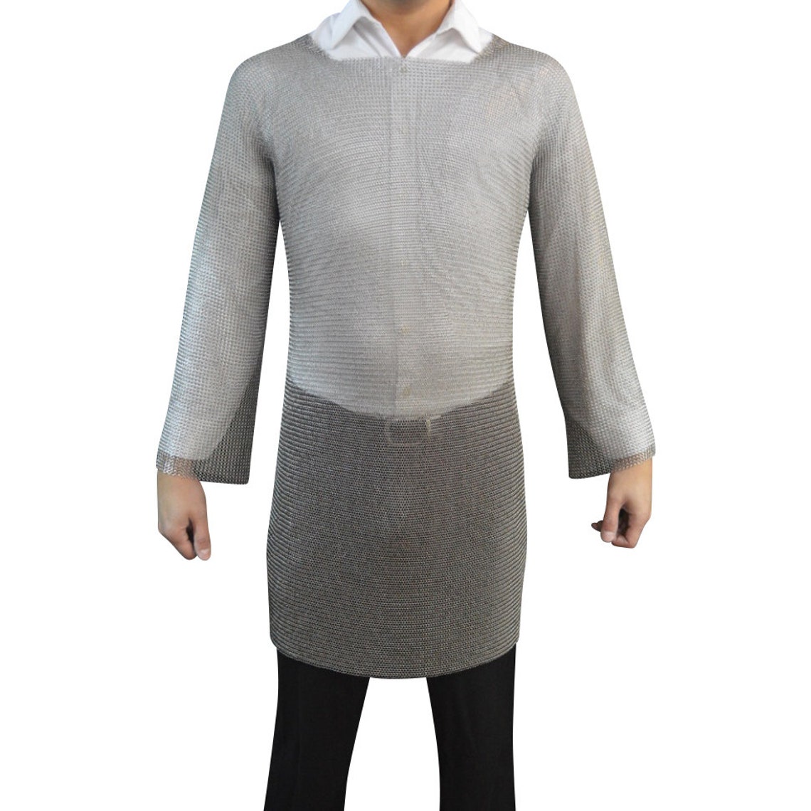 Ringmesh Welded Stainless Steel Long Sleeve Chainmail Tunic Etsy