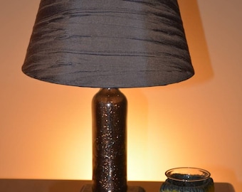 Coca-Cola glass lamp, coke bottle vintage light, puddles / repurposed, unique collector