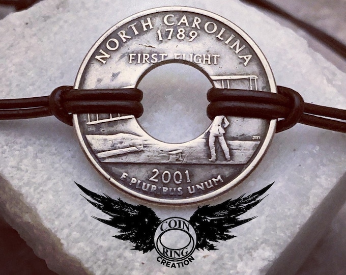 State coin bracelet United States quarter Pick your State 25 cent US (version 1) Jewlery
