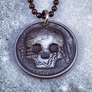 1965 to 2022 Skull quarter pirate booty treasure jewelry Captain Jack Sparrow lucky Day of the Dead Jewlery