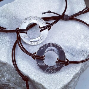 1940 to 2022 Silver quarter coin bracelet United States pick your year US 25 cent (version 1) Jewlery