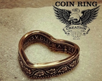Canadian Bronze large one cent coin Heart 1876 to 1920 not copper 1 cent coinheart 100 year old Maple Leafs Jewelry luck love