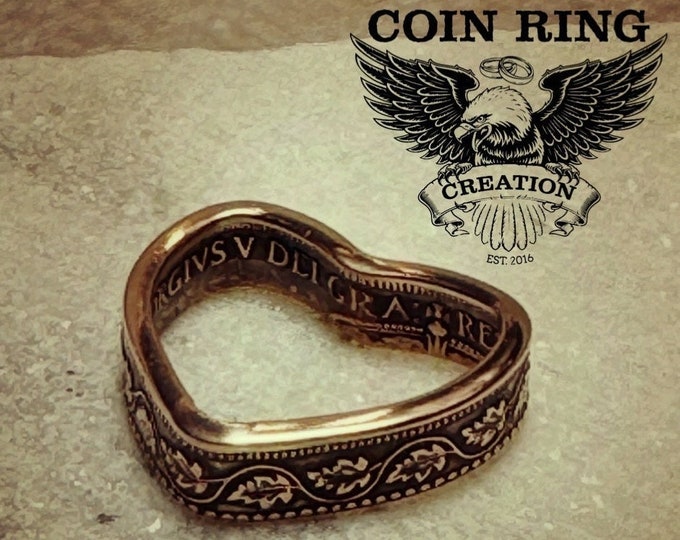 Canadian Bronze large one cent coin Heart 1876 to 1920 not copper 1 cent coinheart 100 year old Maple Leafs Jewlery luck love