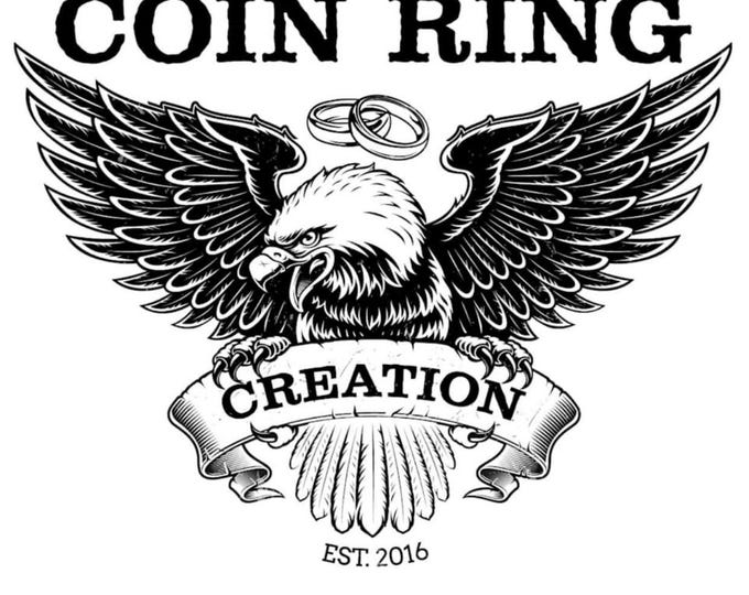 1870 to 1936 Canada Silver 50 Cents coin ring half dollar coinring Jewelry