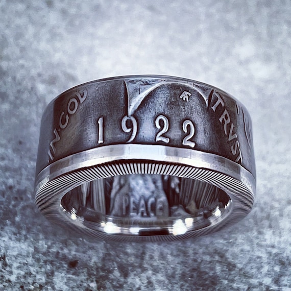 1921 to 1935 Silver Dollar Coin Ring Peace Dollar 90 Silver Coinring Jewlery Etsy