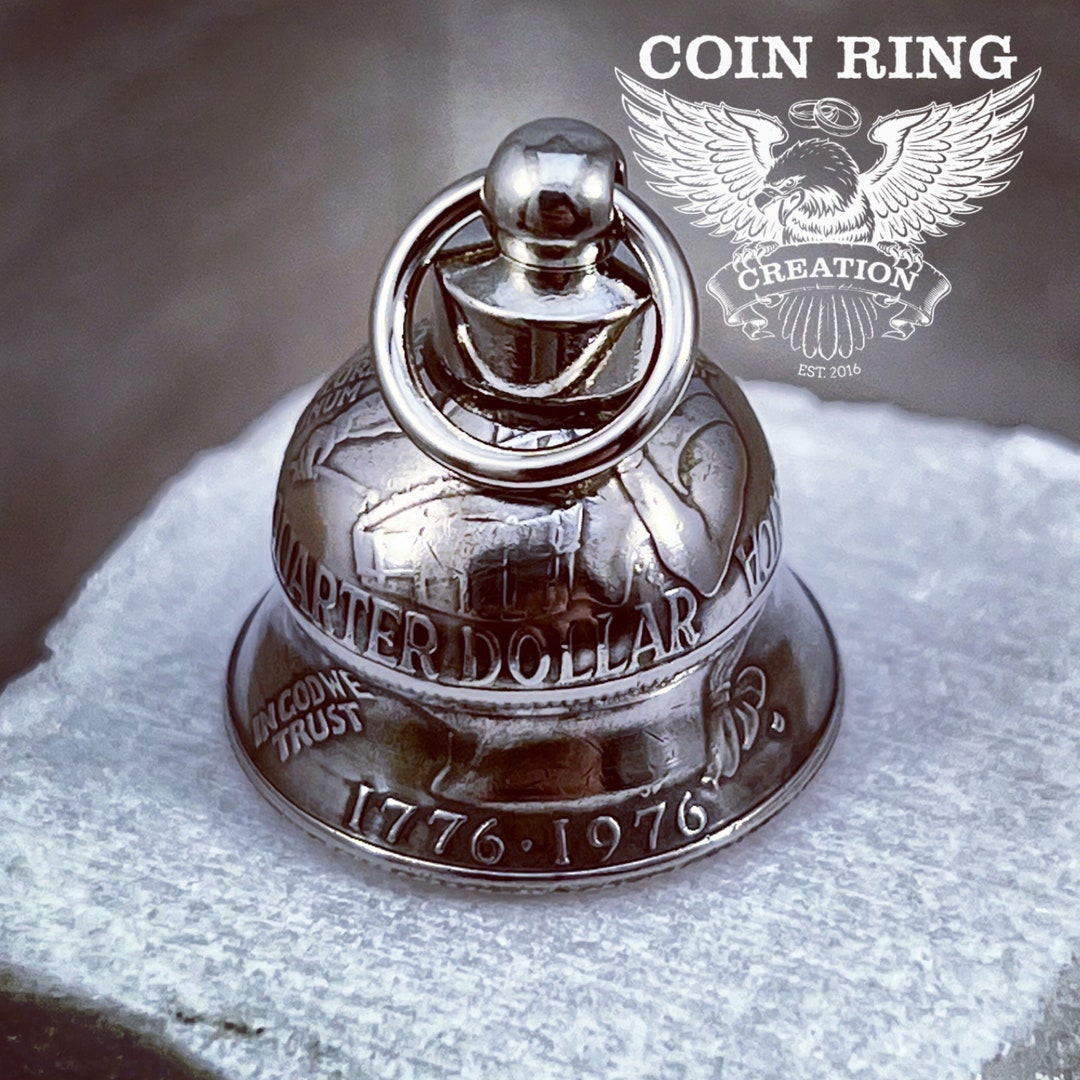 1965-1991 Coin Bell - Motorcycle Gremlin Charm Washington Quarter ...