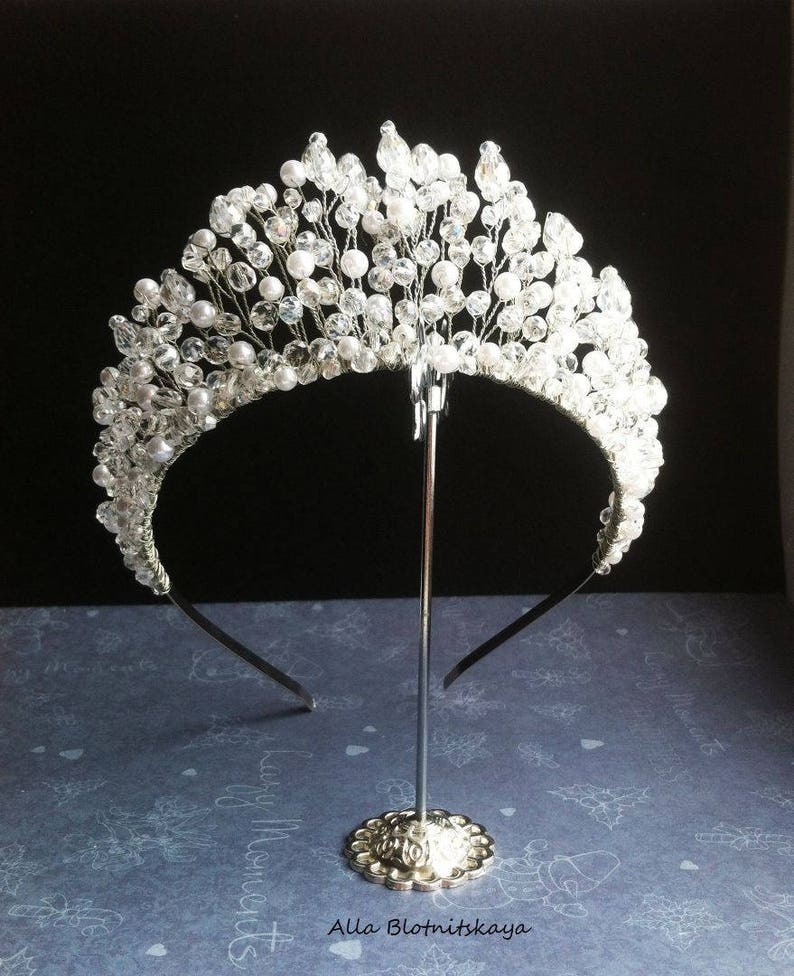 Silver Silver Rhinestone Wedding Tiara,Princess Tiara Royal Bridal Crown graduation Silver Princess Crown Silver Bridal Tiara wedding