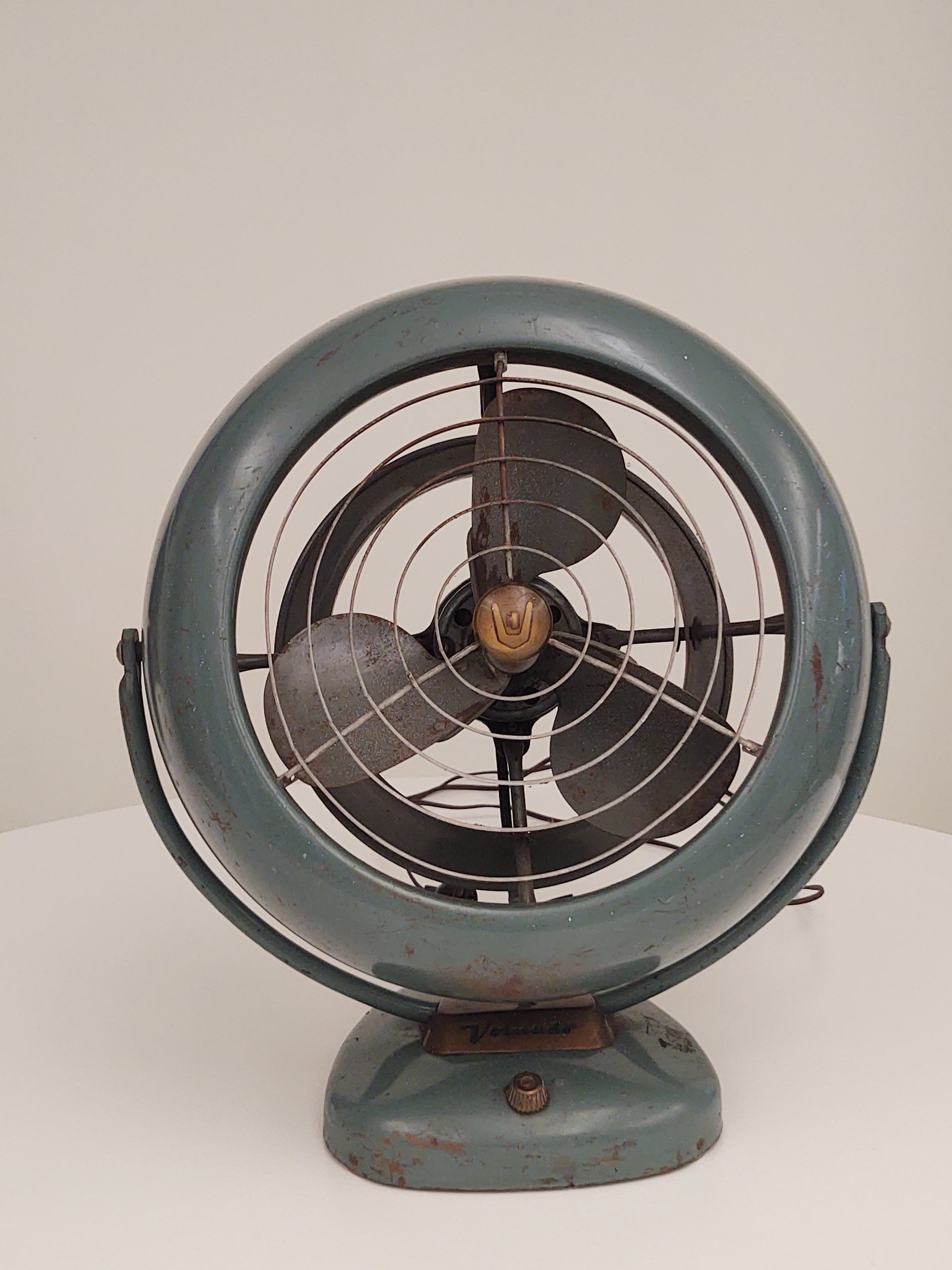 Vornado, 1950's Industrial Metal Swivel Speed Fan Needs Re