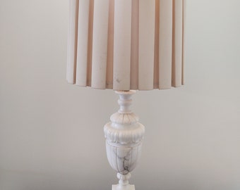 Mid century era, 1960's Marbro Marble Urn Lamp with Shade
