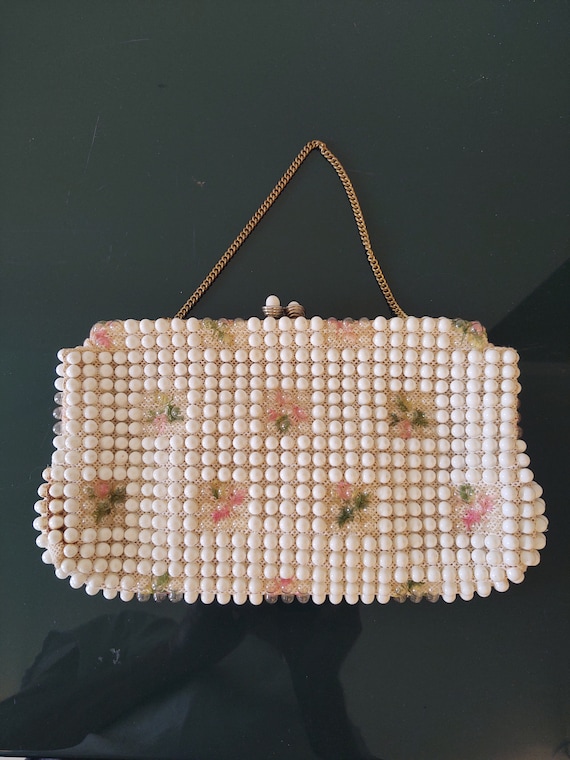 Midcentury Bubble Beaded Grandee Beado Purse