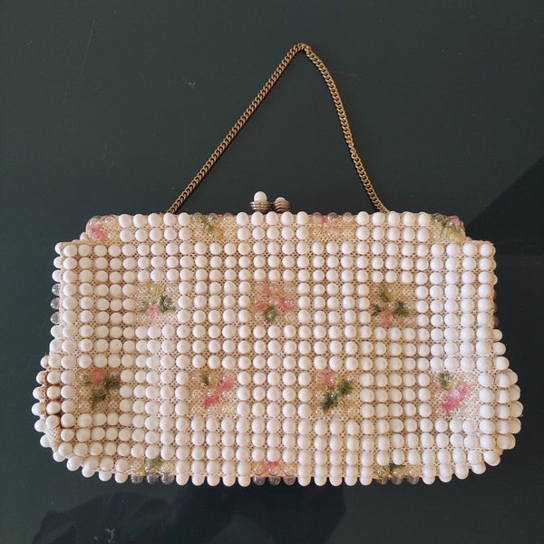 Midcentury Bubble Beaded Grandee Beado Purse