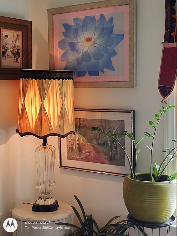 vintage lamp,mid century lamp,refurbished lamp Art Deco Stacked Glass Lamp Set Refurbished Hollywood Regency glass lamp vintage lamp,mid century lamp,refurbished lamp Art Deco Stacked Glass Lamp Set Refurbished Hollywood Regency glass lamp