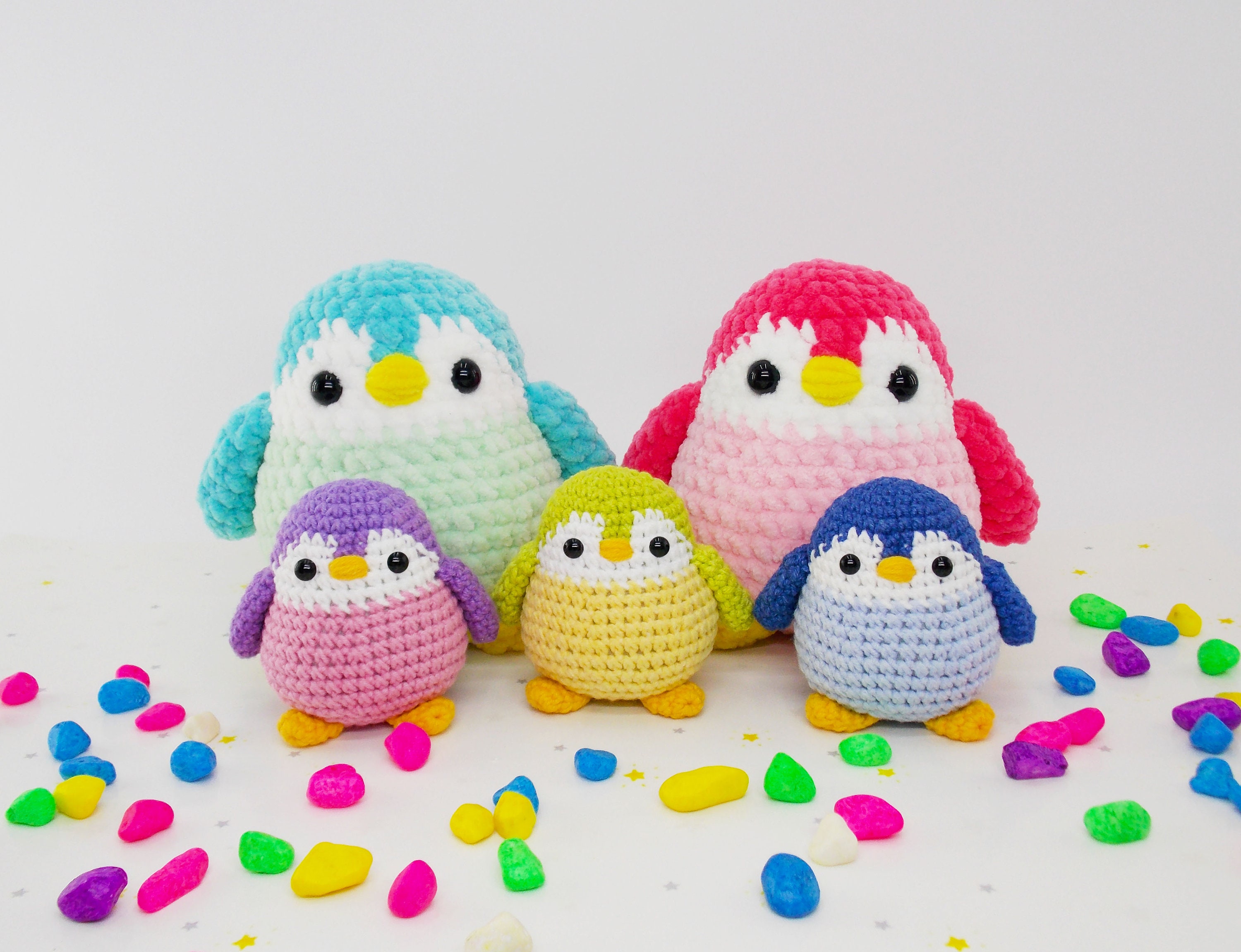 DIY Amigurumi Crochet Kit Penguin / Craft Project Crochet Penguin /  Handmade Penguin / 