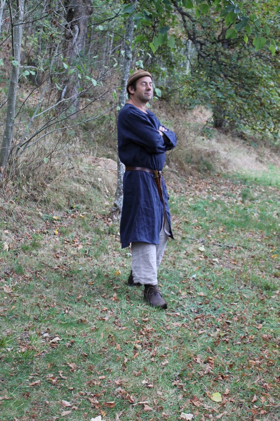 Mens Medieval Linen Tunic
