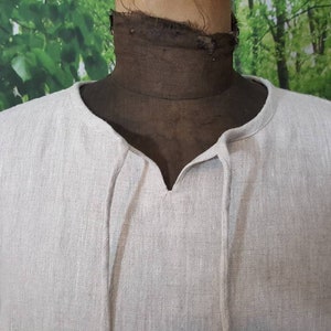 Hemd Leinen natur, Hemd Mittelalter, Hemd Wikinger, Hemd Larp, Hemd Ritter, Hemd Fantasy, SCA Hemd, Boho Leinen, Festival, Folk, Rollenspiel