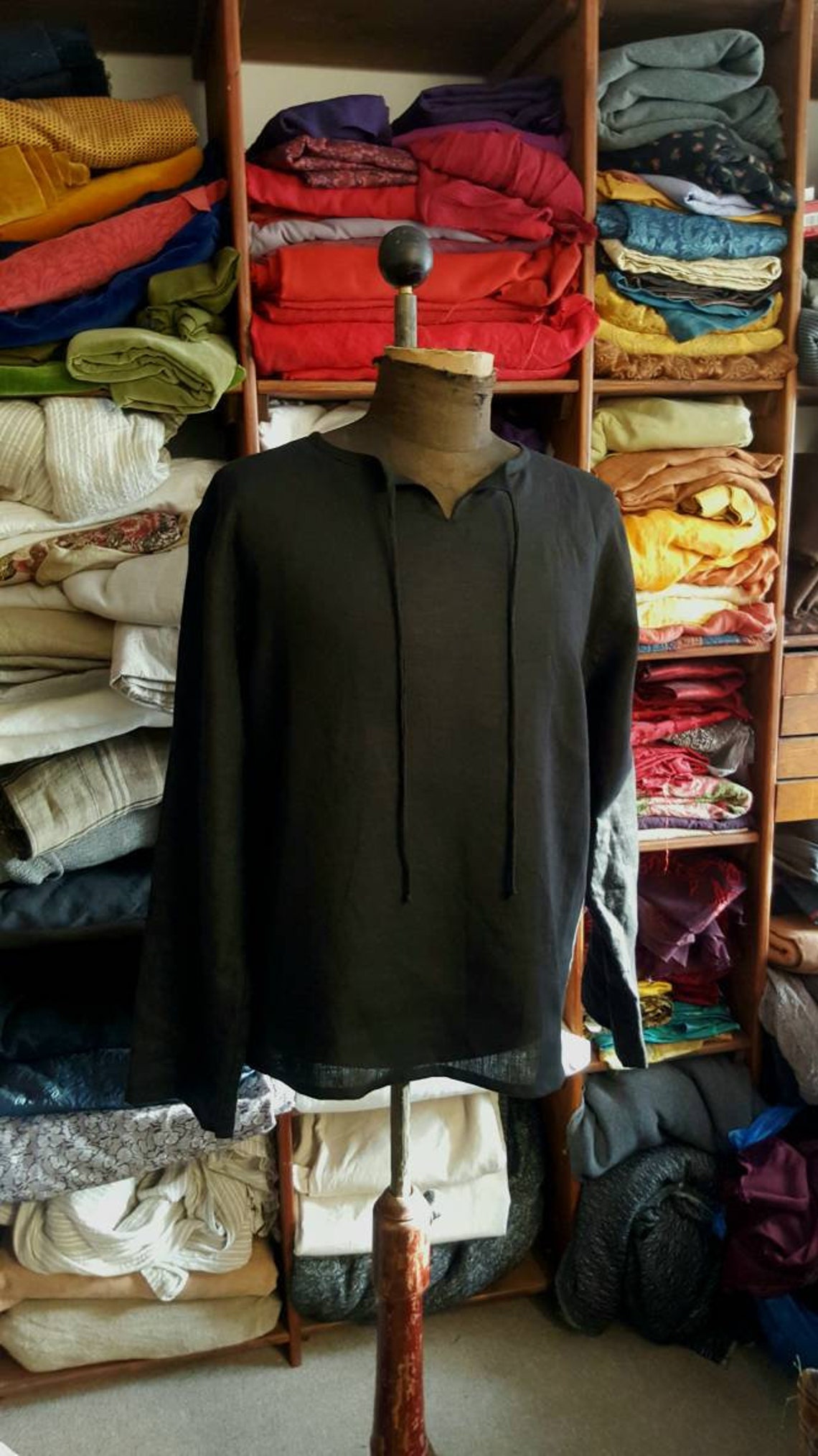 Shirt Linen Black Men's Shirt Black Linen Shirt Shirt | Etsy