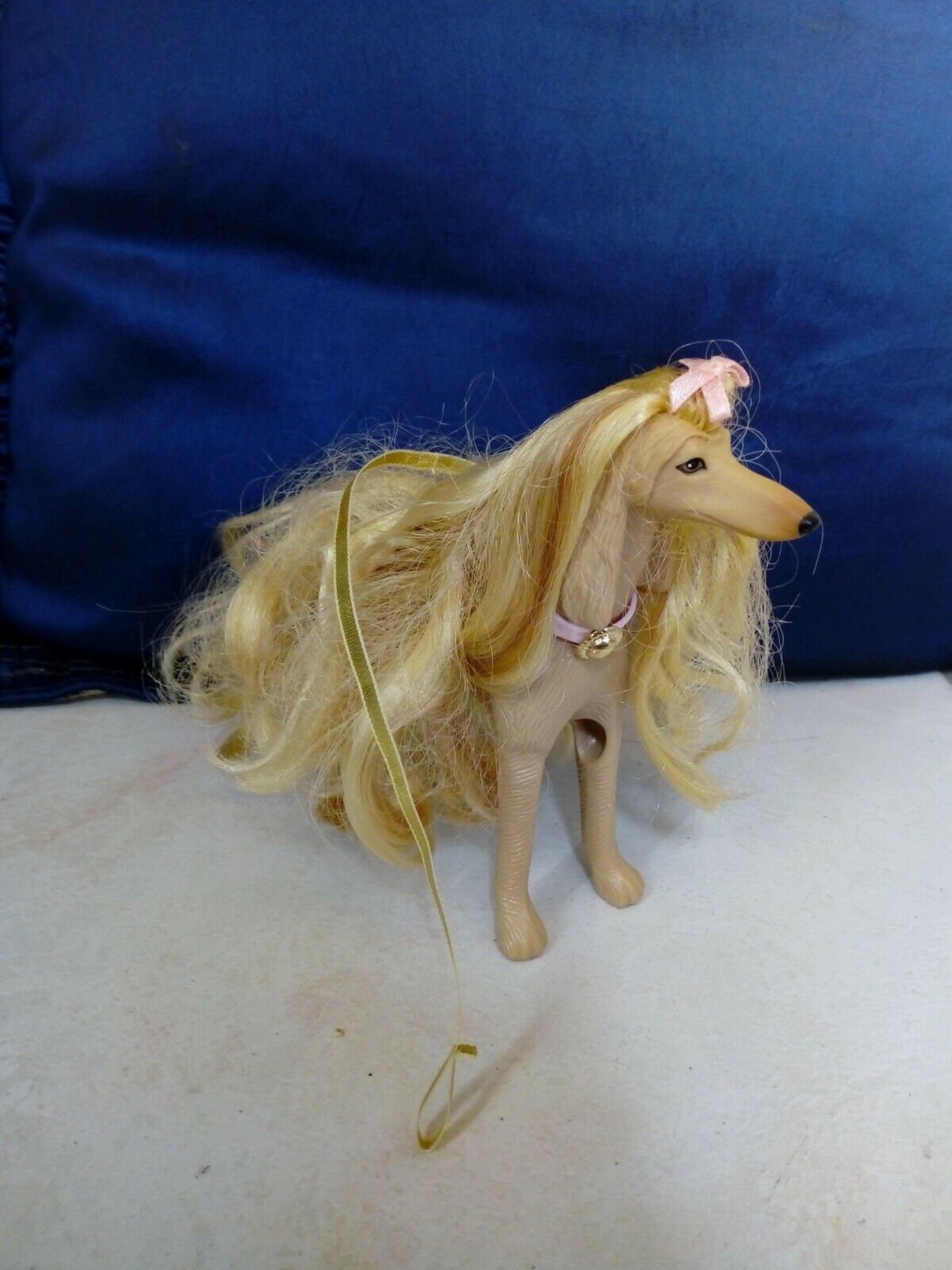 Vintage Collectible Mattel Afghan Hound Rare Barbie Vintage Dog, Collector Gift, 1999 Lacey TM