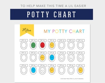 potty training chart etsy my potty chart