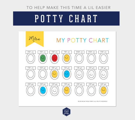 Potty Training Schedule Chart