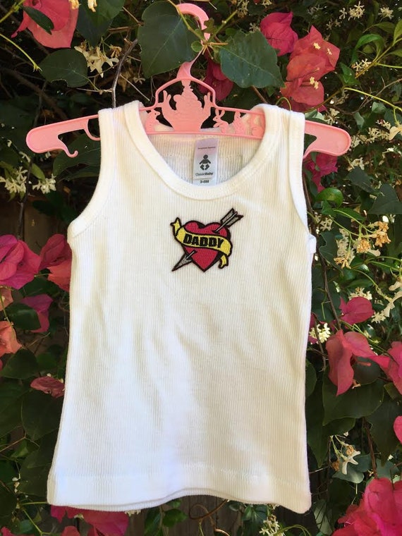 I Love Daddy Tank Top Baby Baby Shower Gift Baby Boy Etsy