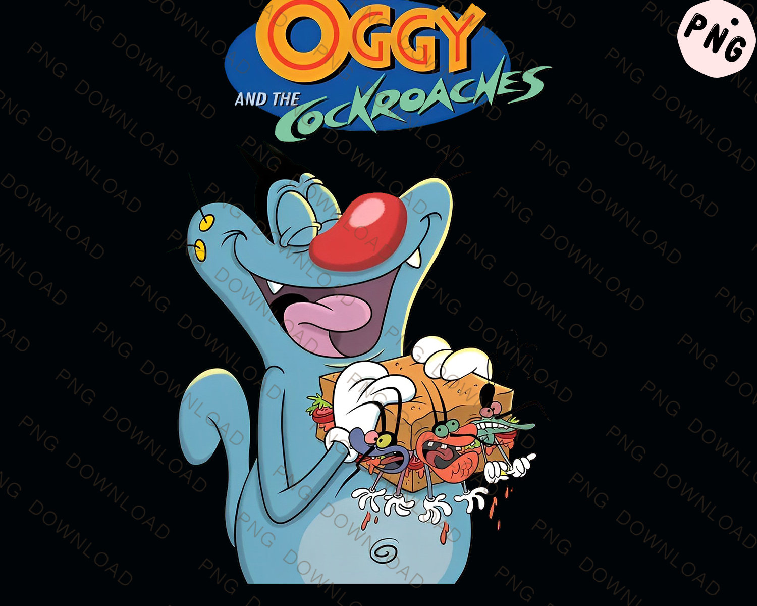Oggy the Cockroaches - Etsy