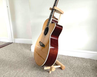 Handmade Maple Guitar Stand, Acoustic & Electric Guitar Display