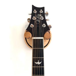 Guitar wall mount maple - Music Room Decor -  Acoustic, Electric, Bass, Ukulele
