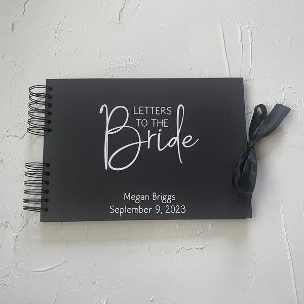 Letters to the Bride Book, Advice for the Bride to be, Bridal Shower Book, Bridal Shower Guest Book, Gift from Bridal Party, Guest Book