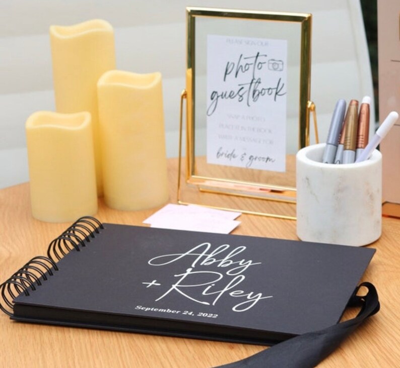 Wedding guest book