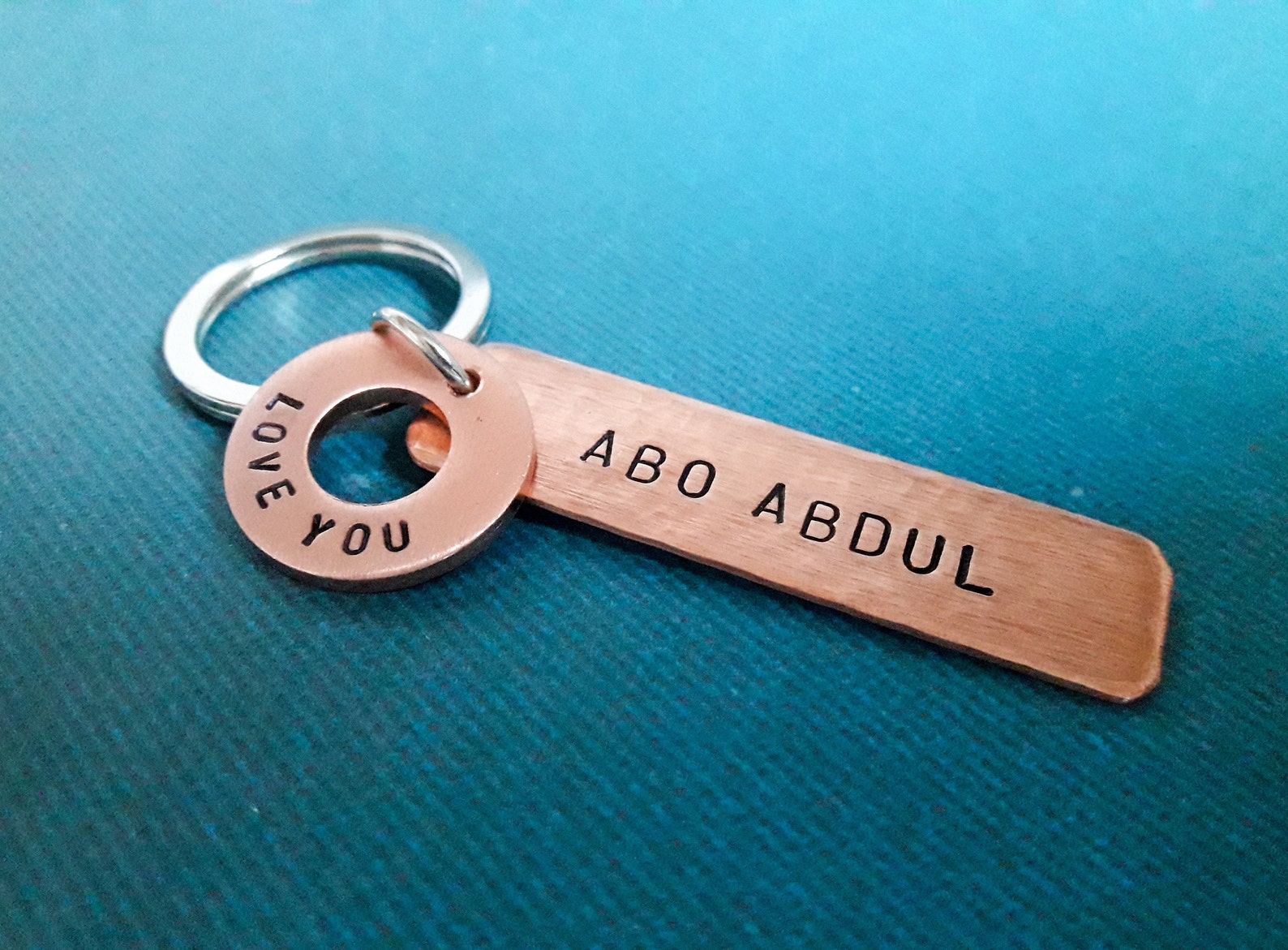 Personalized Keychain for Him Customized Keychain for Dad Name Etsy