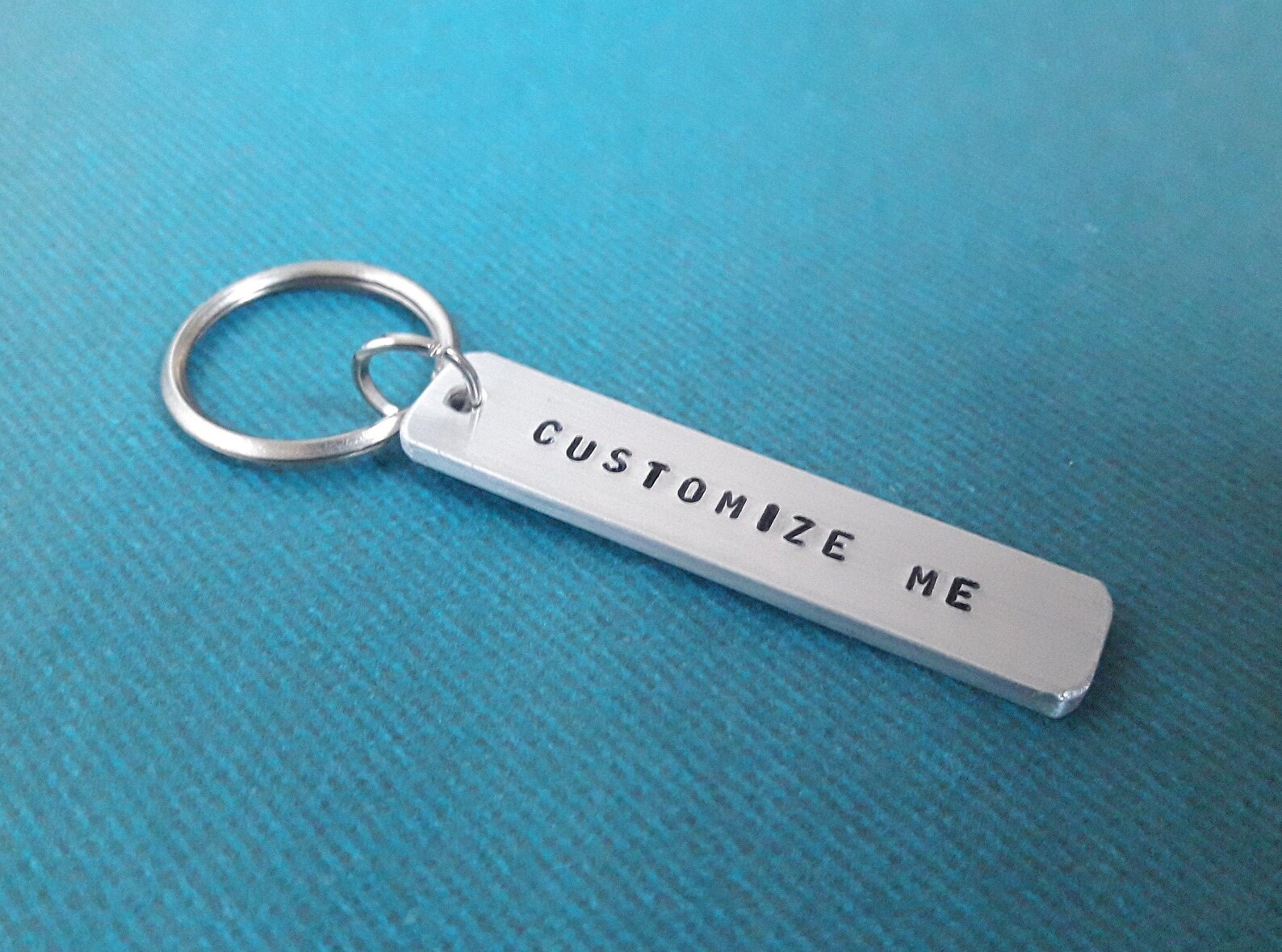 Personalized Keychain Custom Text Date Keychain Personalized | Etsy