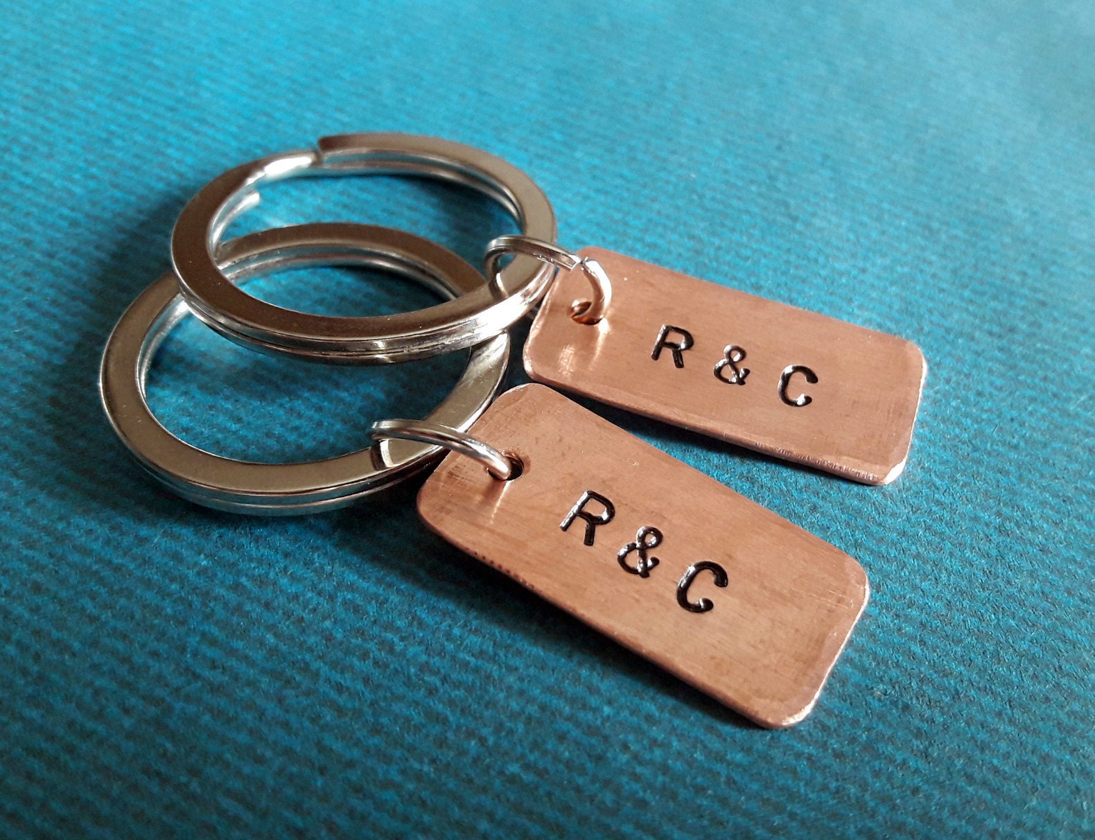 Couples Keychain Set Personalized Couples Gift Boyfriend Etsy