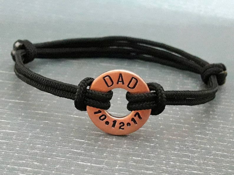 Men Bracelet New Dad Bracelet Men Personalized Bracelet First Fathers Day Gift Father Bracelet Personalized Gift for Dad est Dad Gift Daddy