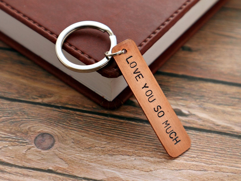 Personalized Keychain for Him Customized Keychain for Dad Name Etsy