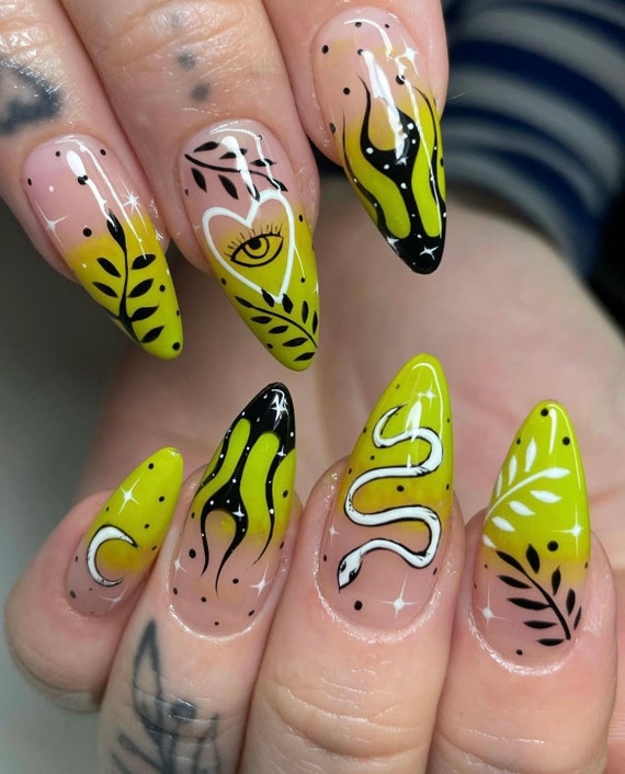 Green Witch Mystical Nails