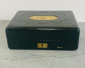Victorian Leather Travel Vanity Case | Campaign box | Era Trousse de Voyage