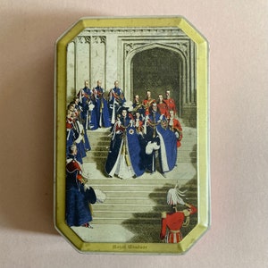 Vintage Confectionary Tin / Advertising Tin Container